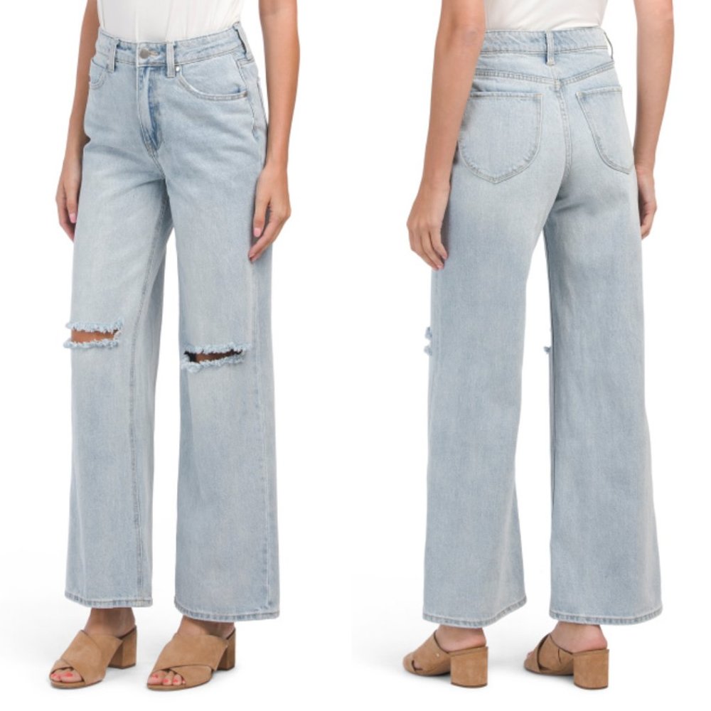 NWT PTCL High Rise Wide Leg Jeans 29